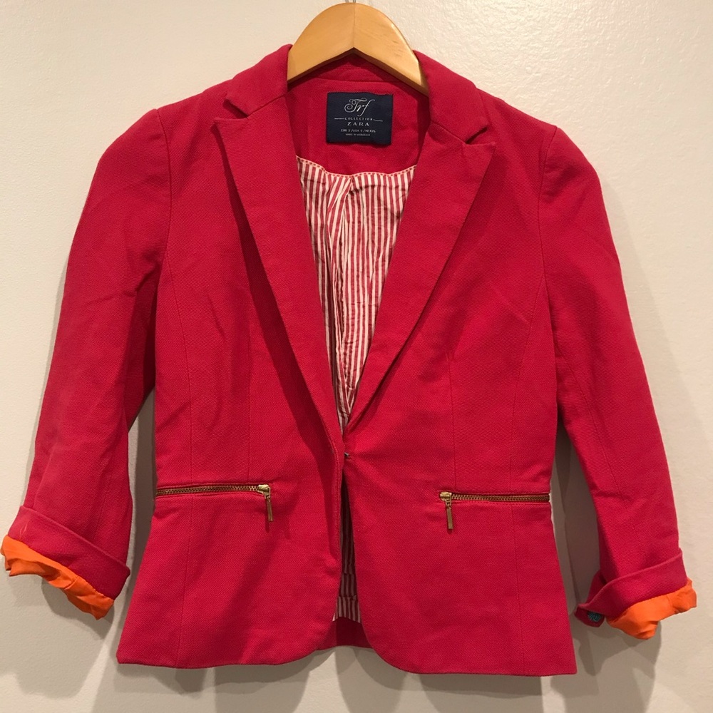 Zara Blazer Top